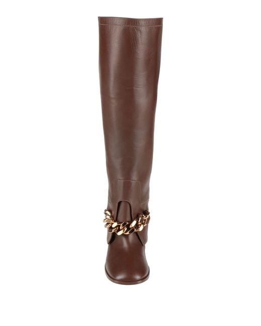Casadei Brown Boot Leather