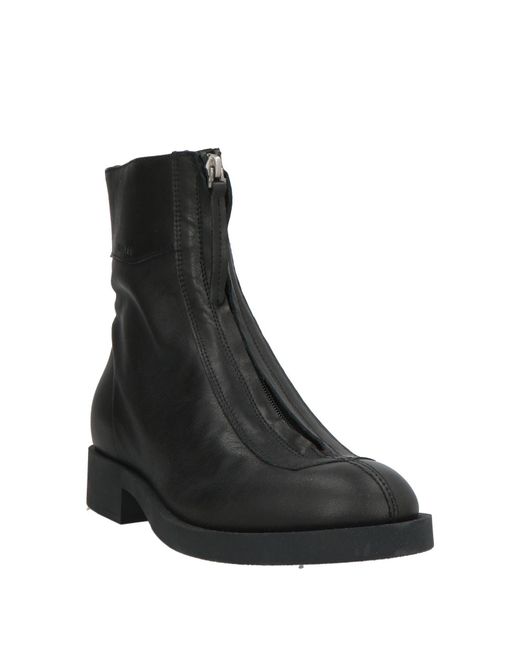 COPENHAGEN Black Ankle Boots Calfskin