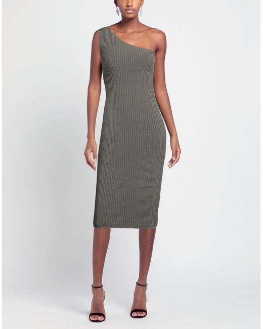 Vestido midi MARCIANO BY GUESS de color Gray