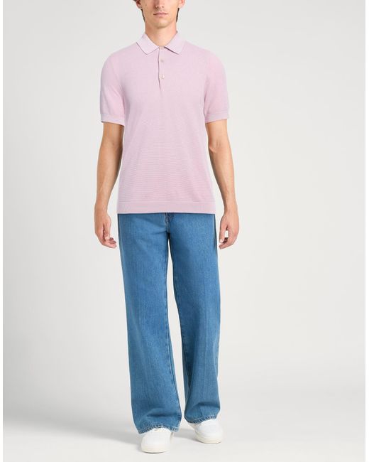 Circolo 1901 Pink Polo Shirt Cotton for men