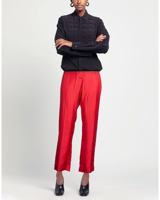 F.R.S For Restless Sleepers Red Trouser