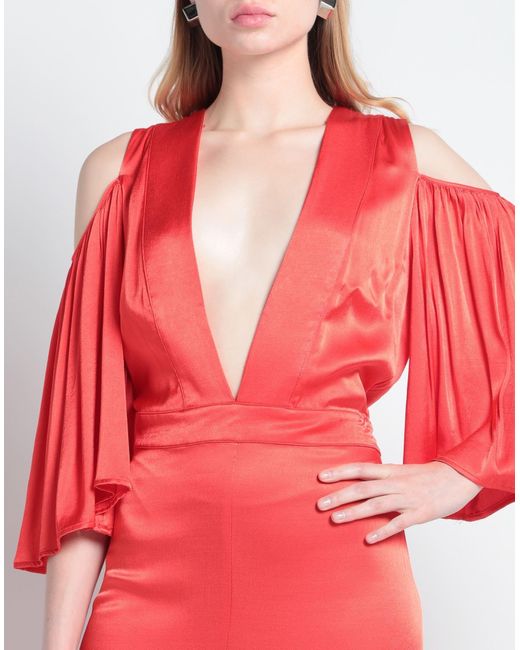 WEILI ZHENG Red Jumpsuit