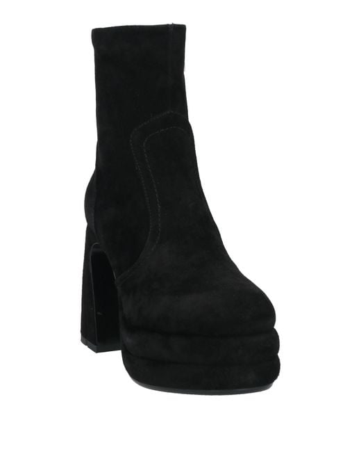 Jeannot Black Ankle Boots