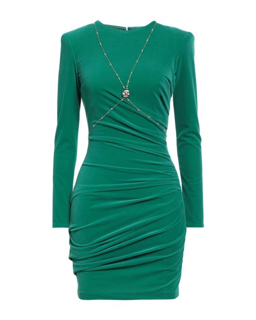 Elisabetta Franchi Green Mini Dresses