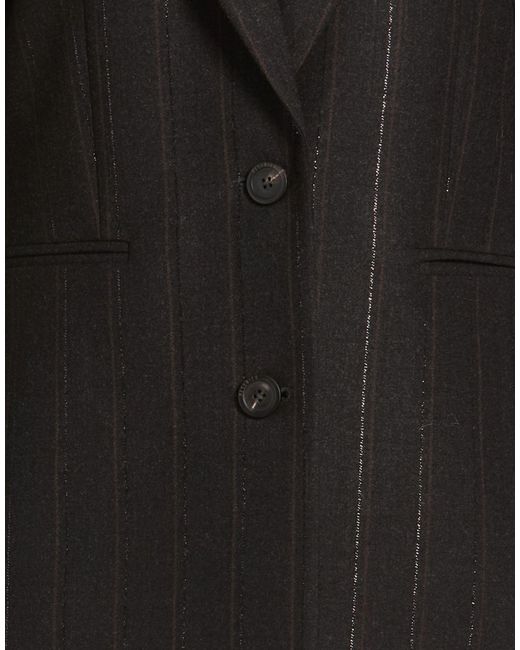 Peserico Black Blazer Virgin Wool, Elastane, Polyester