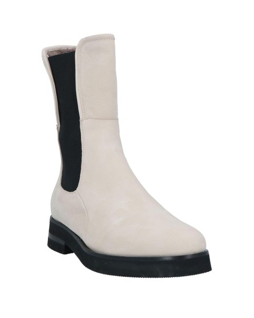 Triver Flight White Ankle Boots