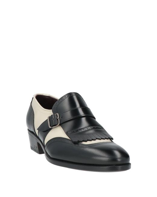 Lidfort Black Loafers Leather for men