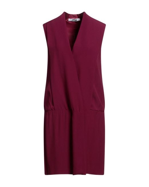 Vestito Corto di Grifoni in Purple