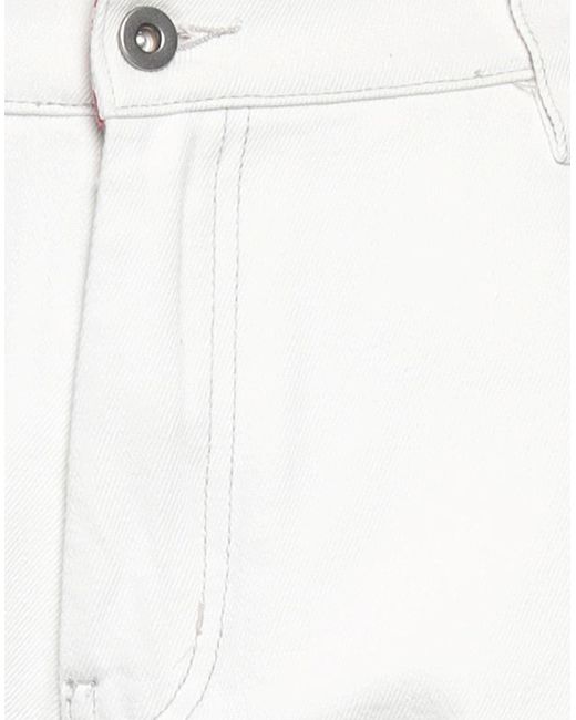 Deus Ex Machina White Denim Shorts for men