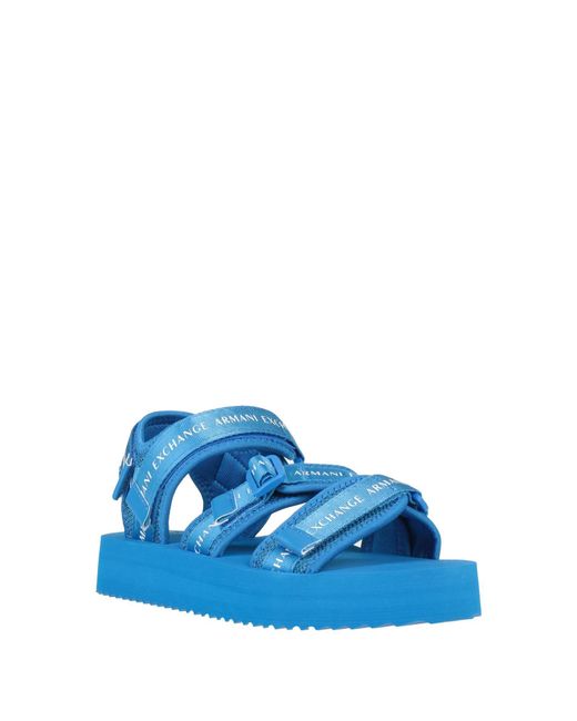 ARMANI EXCHANGE Blue Sandals for men