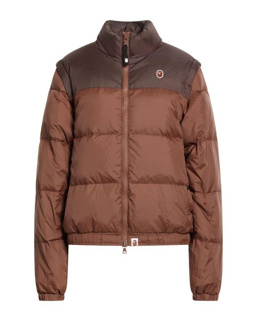 A Bathing Ape Brown Puffers