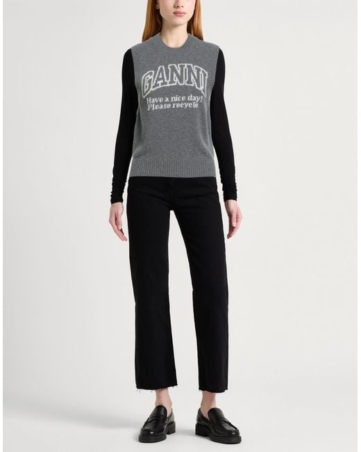 Ganni Gray Pullover