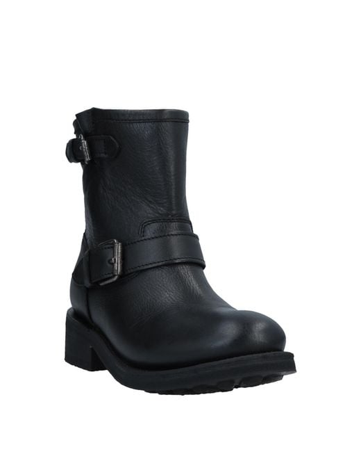 Ash Black Ankle Boots