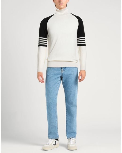 John Richmond White Turtlenecks for men