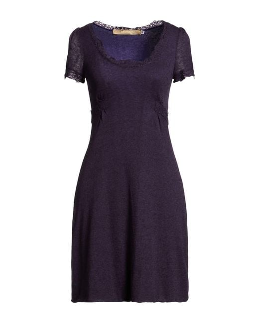 Ermanno Scervino Blue Mini Dress
