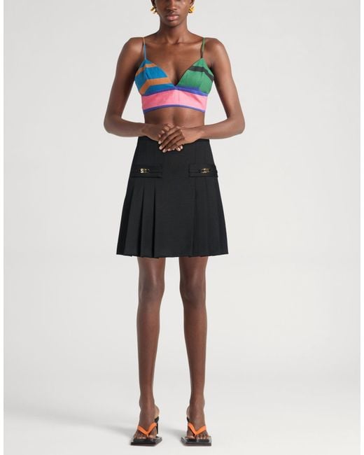 Sandro Black Mini Skirt Wool
