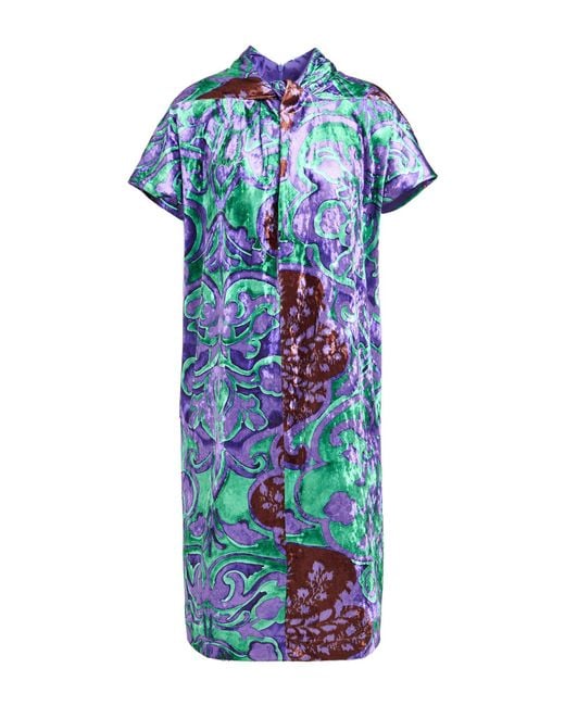 Robe midi Clips en coloris Blue