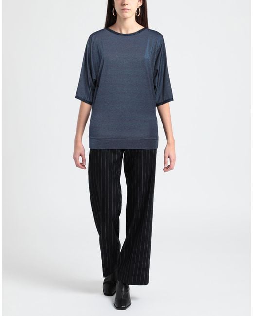 Rossopuro Blue Sweater Viscose, Polyester, Polyamide, Elastane