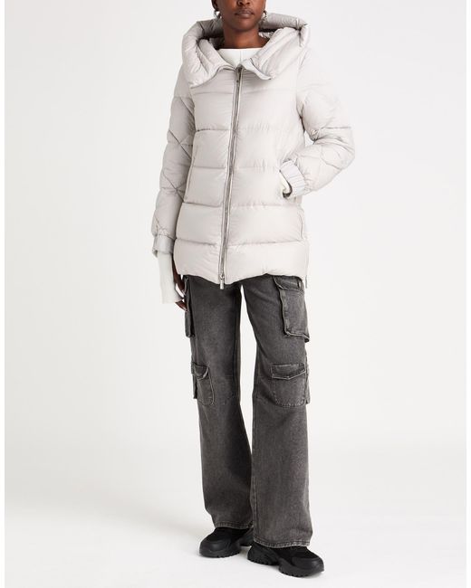 Moorer Gray Light Puffer Polyester, Polyamide