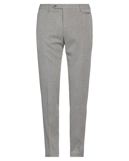Incotex Gray Pants Virgin Wool, Elastane, Cashmere for men