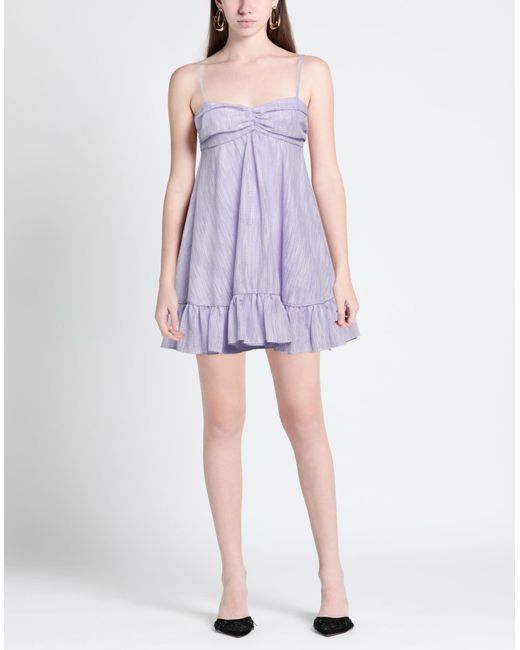 Gina Gorgeous Purple Mini Dress