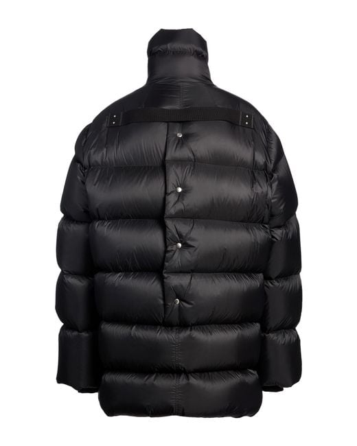 Rick Owens Black Puffer Polyamide for men