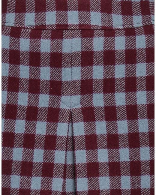 ODEEH Red Midi Skirt
