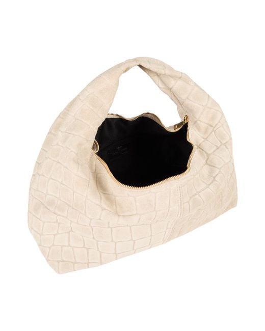 Laura Di Maggio Natural Sand Handbag Leather