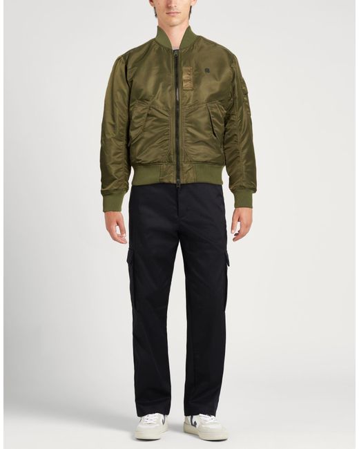 G-Star Green Jacket Polyamide for men