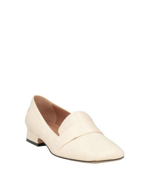 Maison Margiela Natural Ivory Loafers Leather