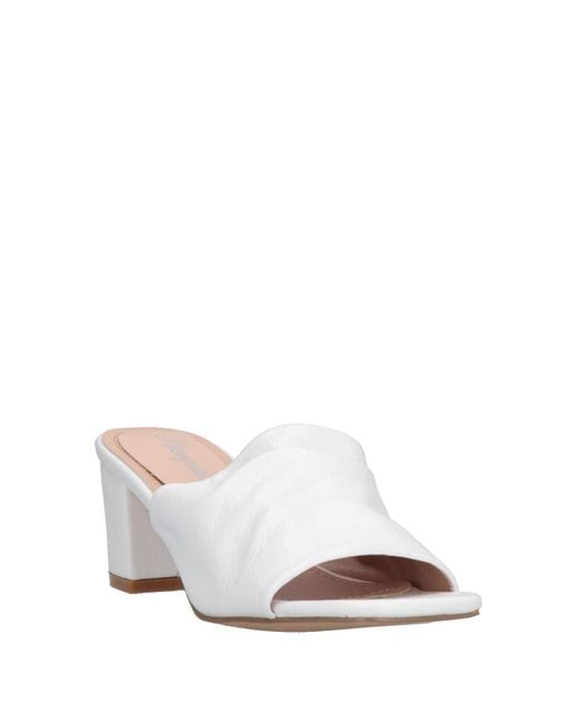 Piampiani White Sandals