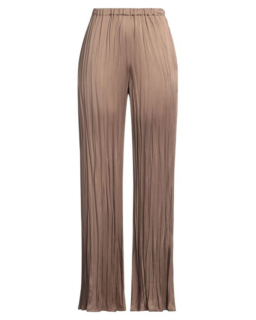 Antonelli Brown Pants Acetate, Viscose
