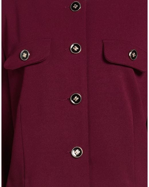 FRANK LYMAN Red Jacket Polyester, Elastane