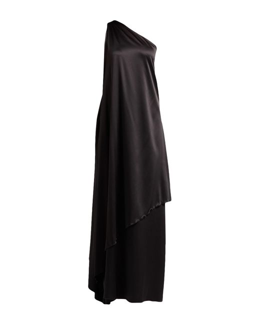 Nostrasantissima Black Maxi Dress Viscose, Polyester
