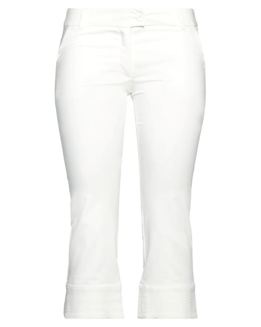 Spell White Cropped Pants