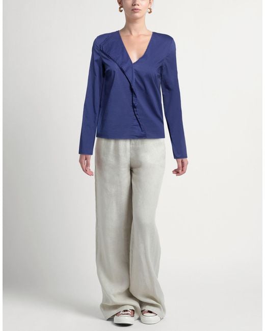 ALESSIA SANTI Blue Top