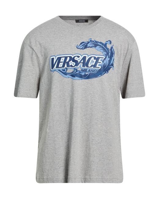 T-Shirt Versace pour homme en coloris Gray