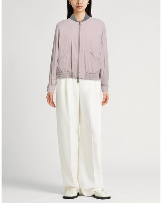 Herno Pink Lilac Jacket Polyamide, Elastane, Polyurethane