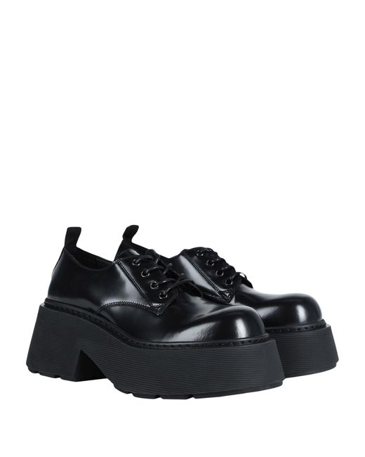 Vic Matié Black Lace-up Shoes