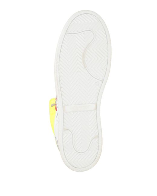 HIDNANDER Yellow Sneakers Leather for men