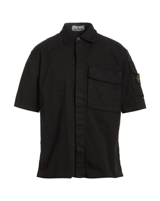 Stone Island Black Shirt for men