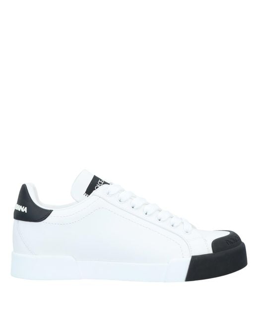 Dolce & Gabbana White Sneakers Soft Leather