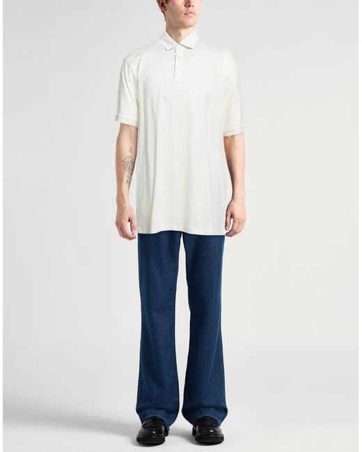 Polo Hackett de hombre de color White