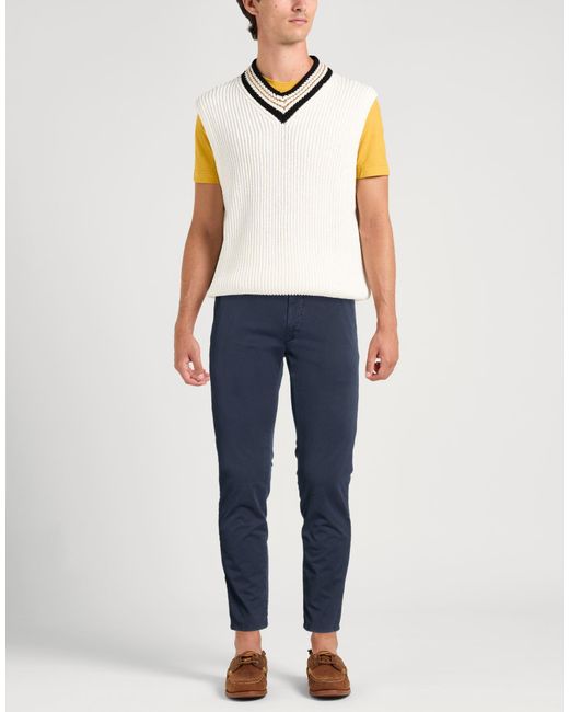 Roy Rogers Blue Pants Cotton, Elastane for men