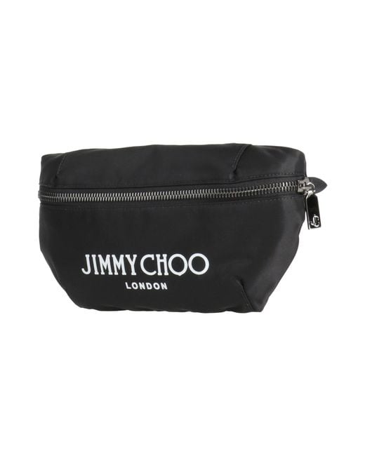 Jimmy Choo Black Belt Bag Textile Fibers for men