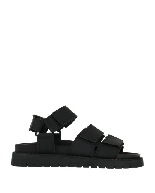 Attimonelli's Black Sandals for men