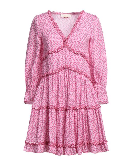 IU RITA MENNOIA Pink Mini Dress