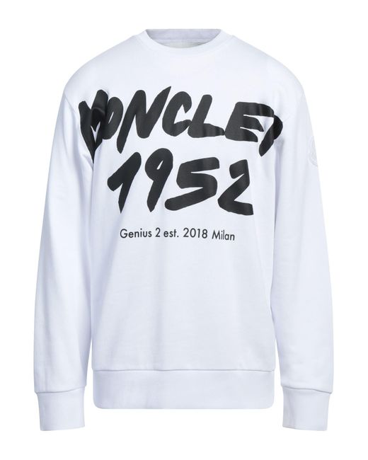 2 Moncler 1952 White Sweatshirt for men