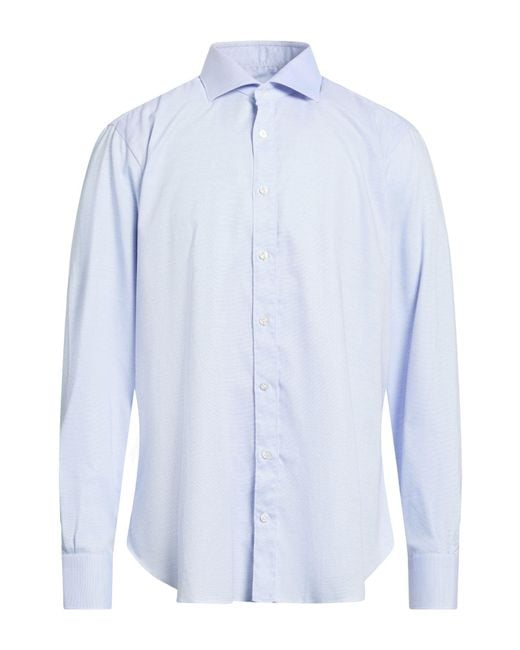 Camisa Buonamassa de hombre de color Blue