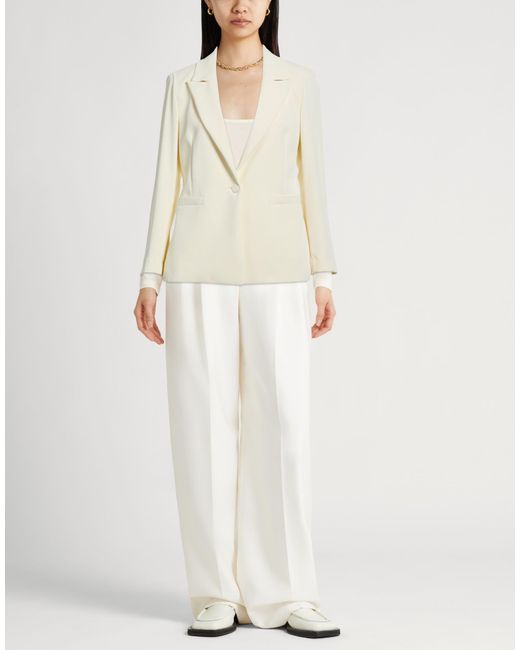 Kaos White Blazer Polyester, Elastane